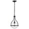 Nuvo Amado 1-Light Pendant 10 in. Matte Black Clear Glass 60/7817 - alternate 3